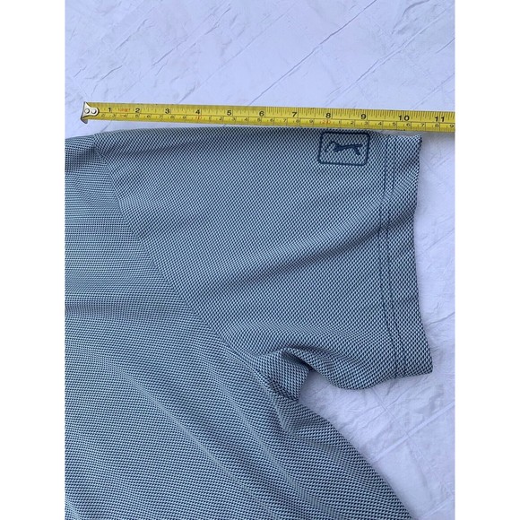 PGA Tour Polo Shirt Mens 2XL Blue Check Short Sleeves Golf Shirt XXL - Picture 7 of 10